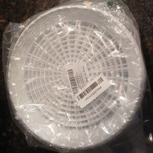New 8-Pack of 10" White Plastic Hollow Plate Holders